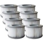 Dpzo - jamais utilis�]pack de 8 cartouches filtrantes de remplacement pour piscine gonflable et jacuzzi ...