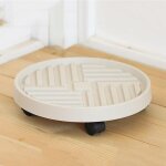 Dpzo - plateau � plantes avec roulettes pour plantes, en pot plateau pour pot de fleurs , dessous de ...