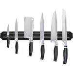 Dpzo - porte couteau magnetique, barre aimante porte couteaux, range couteaux cuisine magntique en ...