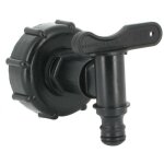 Dpzo - raccord s60x6 - robinet pehd pour cuve eau 1000 l