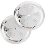 Dpzo - rosette d'aration ronde en acier inoxydable de 125 mm, pices de bateau de grille d'aration ...