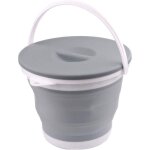 Dpzo - seau à eau pliable avec couvercle verrouillable, conteneur portable pour camping et activités Dpzo - seau à eau pliable avec couvercle verrouillable, conteneur portable pour camping et activités