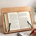 Dpzo - support en bois r�glable pour la lecture, support pliant pour livres, tablette, organisateur de ...