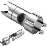 Dpzo - support de douche r�glable avec 2 crochets, support de pommeau de douche universel pour tringles ...