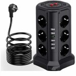 Dpzo - jamais utilis�]tour multiprise parafoudre et surtension, multiprise electrique avec 5 ports usb ...