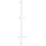 Dq barre de douche avec porte - savon 80 cm, blanc - 79381 - 20 - mexen