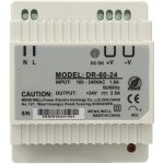 Dr - 60 - 24 60w 24v alimentation simple din - rail alimentation  dcoupage ac / dc - lntyq