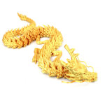 Dragon articul� en cristal imprim� en 3d de 45 cm, id�al comme jouet anti - stress ou objet de d�coration, ...