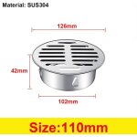 Drain de plancher, siphon de sol anti - blocage de balcon en acier inoxydable, siphon de sol pour douche, ...