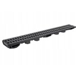 Drainage linéaire caniveau a15 grille plastique h55 Drainage linéaire caniveau a15 grille plastique h55