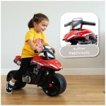 Draisienne moto falk racing team 33 cm rouge 40% plastique recycl�