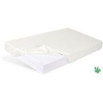 Drap bambou avec �lastique 150x190, 160x200x20, �cru02, matex