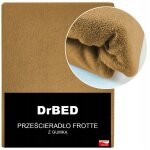 Drap - housse 120x200 en �ponge �paisse respirante caramel polish