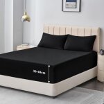 Drap housse 90x190 / 200 grand bonnet 40 cm - drap housse 1 personne 90x200 / 190 grand bonnet 40 cm ...