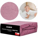 Drap - housse pour berceau 120x60, couleur durable, respirant, rose pl