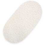 Drap - housse en coton pour couffin boho, poussette gondole 75 x 35 cm - mini �toiles dor�es
