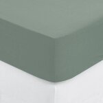 1001kdo - drap housse coton uni 160 x 200 cm couleur moderne celadon 1001kdo - drap housse coton uni 160 x 200 cm couleur moderne celadon