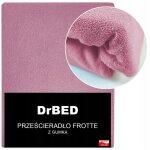 Drap - housse en �ponge 120x200 rose r�sistant, doux et poli