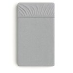 Drap - housse en éponge pour berceau 120x60cm - gris Drap - housse en éponge pour berceau 120x60cm - gris
