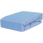 Drap - housse ponge bleu 180x200