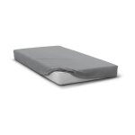 Home linge passion - drap housse hp71769 - 160 x 200 cm + 30 cm bonnet - microfibre - 82 g - gris clair ...