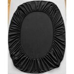 Drap - housse en jersey 90x200 + 25 noir avec bande élastique Drap - housse en jersey 90x200 + 25 noir avec bande élastique