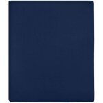 Drap - housse jersey bleu marine 100x200 cm coton