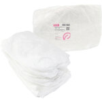 Drap - housse jetable 100 cm x 220 cm, tissu non tiss� blanc, 15 g, lot de 10.