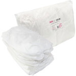 Drap - housse jetable 80 cm x 200 cm, tissu non tiss� blanc, 15 g, lot de 10.