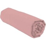 Lovely home drap - housse 140x190 cm rose poudr�