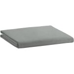 Drap - housse en microfibre gris clair 150 x 200 x 30 cm