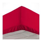 Drap housse microfibre  oscar  140x190cm rouge