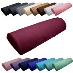 Drap housse de protection en éponge pour coussin demi - rond 66 cm x 22 cm x 12 cm de table de massage ... Drap housse de protection en éponge pour coussin demi - rond 66 cm x 22 cm x 12 cm de table de massage ...