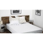 Home linge passion - drap housse uni coton 57 fils blanc 140x190 cm bonnet 35 cm Home linge passion - drap housse uni coton 57 fils blanc 140x190 cm bonnet 35 cm