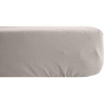 Drap housse uni percale de coton manoir bonnet de 35 cm 160x200 cm