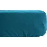 Linnea - drap housse uni percale de coton manoir bonnet de 35 cm 160x200 cm Linnea - drap housse uni percale de coton manoir bonnet de 35 cm 160x200 cm