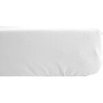 Linnea - drap housse uni percale de coton manoir bonnet de 35 cm 80x200 cm