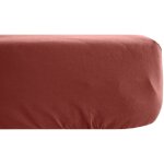 Linnea - drap housse uni percale de coton manoir bonnet de 40 cm 160x200 cm Linnea - drap housse uni percale de coton manoir bonnet de 40 cm 160x200 cm
