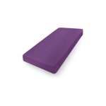 Drap jersey premium avec caoutchouc 180x190, 180x200x20, violet23, matex