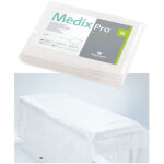 Draps jetables blancs 160 cm x 210 cm 20 g medixpro (lot de 5)