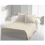 Drap plat - home linge passion - hp72097 - microfibre 82 g - 240 x 300 cm - beige ivoire