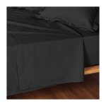 Paris prix - drap plat 'lina' 180x290cm noir