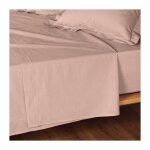 Paris prix - drap plat 'lina' 180x290cm rose