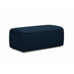 Drawer - pouf pour canap modulable en tissu bouclette - bleu marine - noor