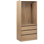 Five simply smart - dressing 3 tiroirs avec penderie