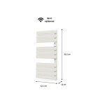 Drexon - dx 951105 - sche - serviette astra lectrique sec  barres plates aluminium 500w - 52. 195. ...