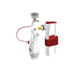 Dubourgel - mécanisme chasse wc poussoir 3 / 6 l + robinet flotteur Dubourgel - mécanisme chasse wc poussoir 3 / 6 l + robinet flotteur