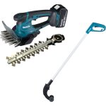 Dum604rfx1 cisaille  gazon sans fil 18v avec rallonge de poigne avec rouleau / 1x 3, 0 ah batterie ...