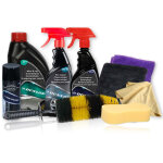 Dunlop kit nettoyage jantes & roues 9 pi�ces knrj1 - shampoing, nettoyant, brosse, microfibres, brillance ...