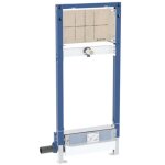 Duofix - bti - support pour douche, hauteur 1, 30 cm, avec coulement dans le mur, fixation murale, ...